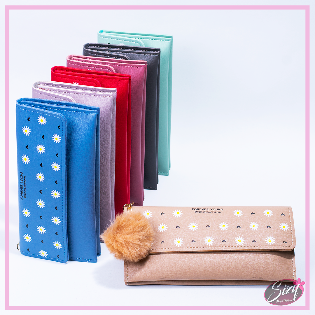 Cartera Con Estampado Floreado
