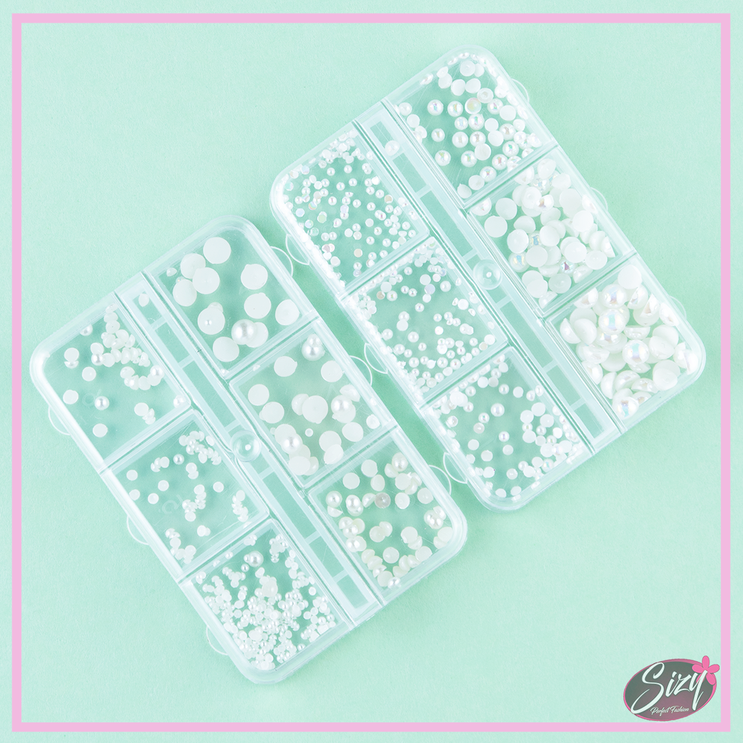 Mini Caja De Perlas Para Uñas o MakeUp – Sizy Online