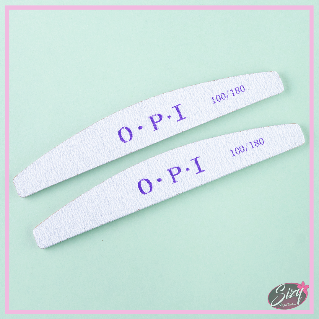 Lima Para Uñas - O.P.I Cuadrado Blanco 100/180