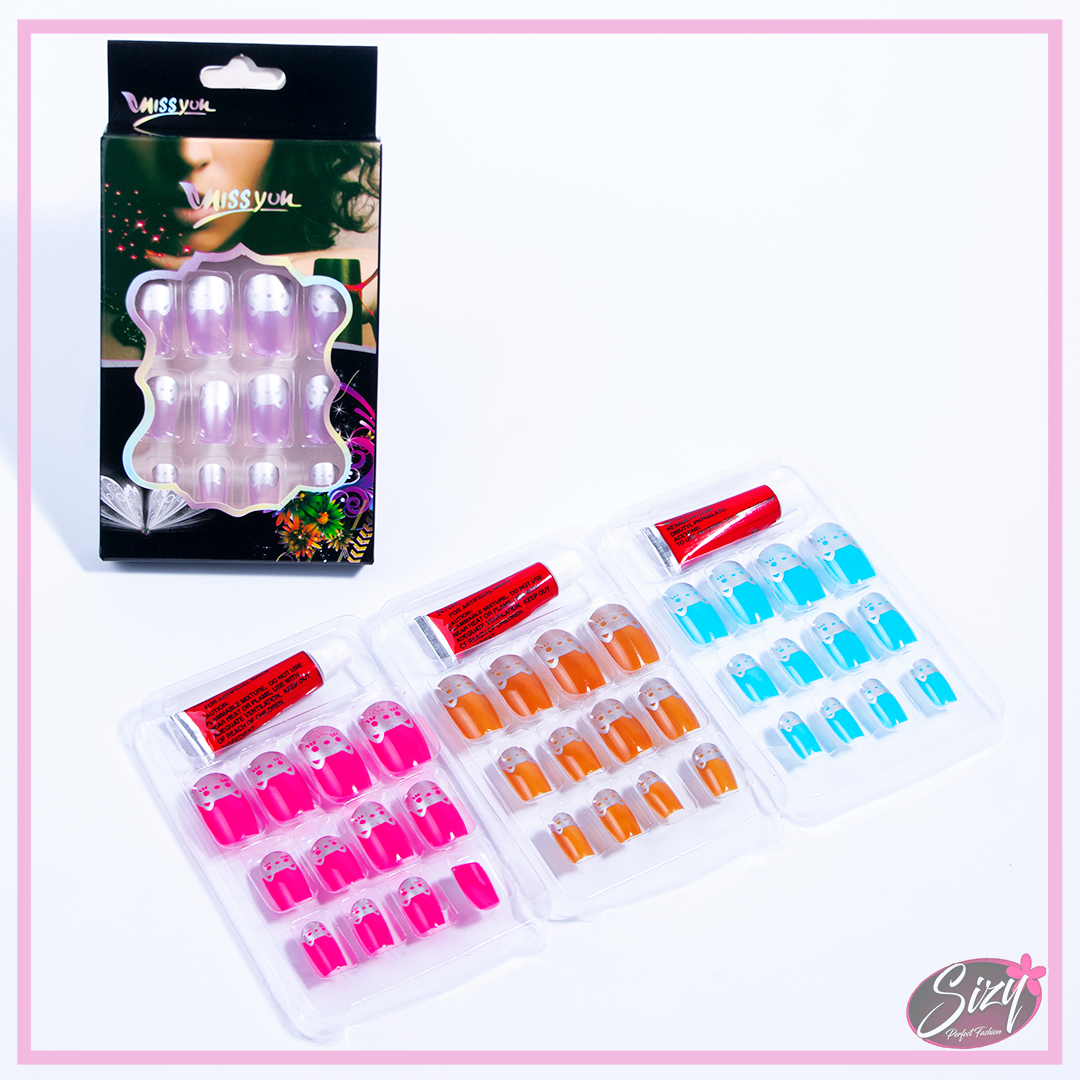 Uñas Postizas Decoradas Miss Yun