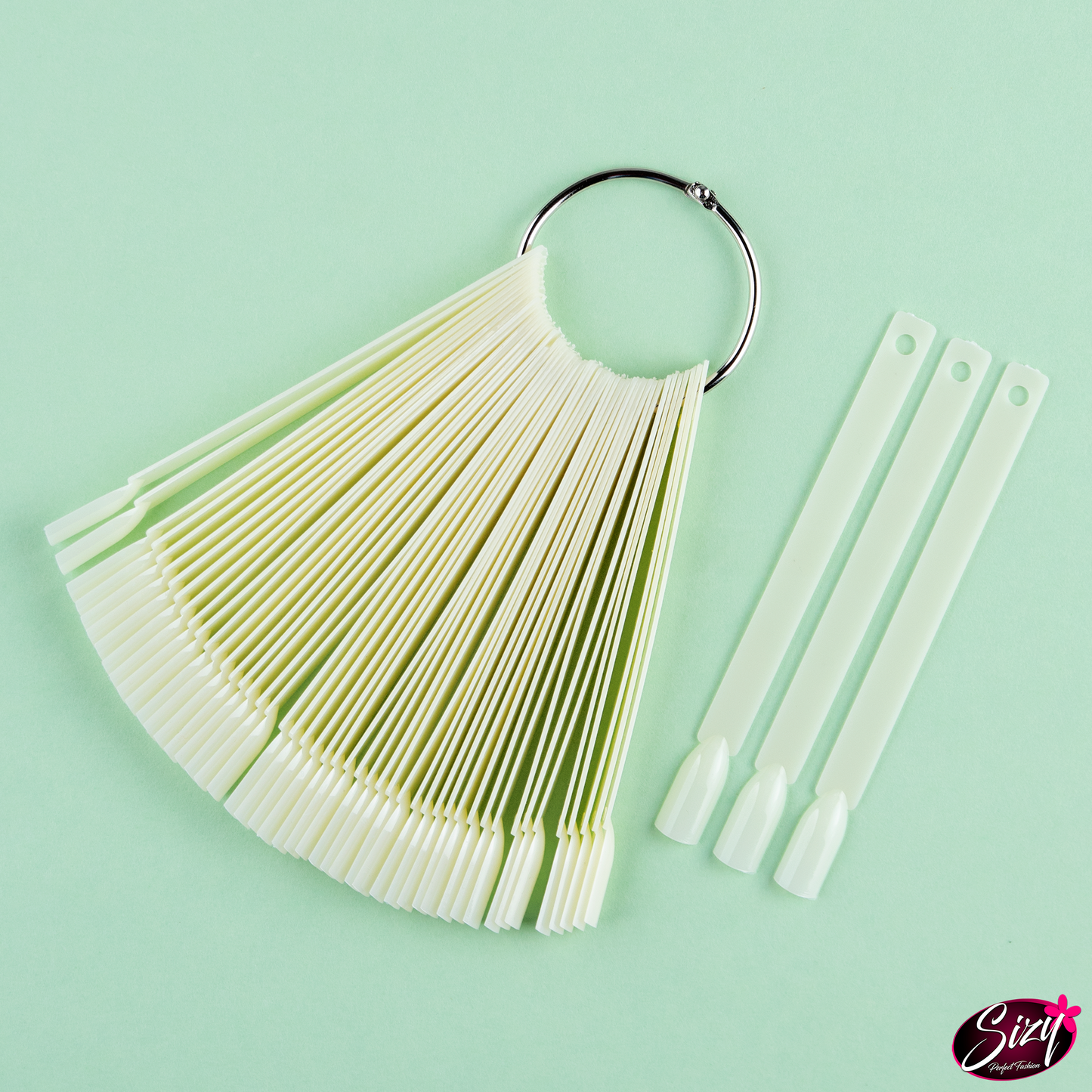 Varillas De Muestra De Uñas Color Natural