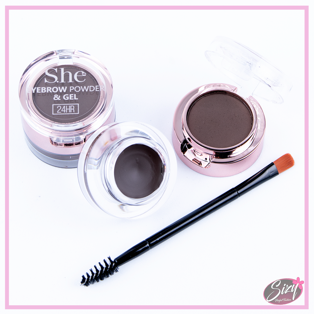 Delineador De Ceja S.he Polvo y Gel
