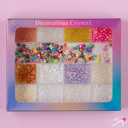 Caja De Decoración Mixta Decoration Crystal