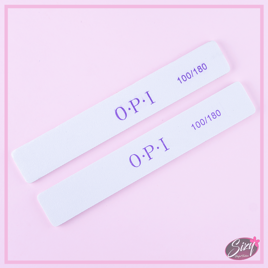Lima Para Uñas - O.P.I Cuadrado Blanco 100/180