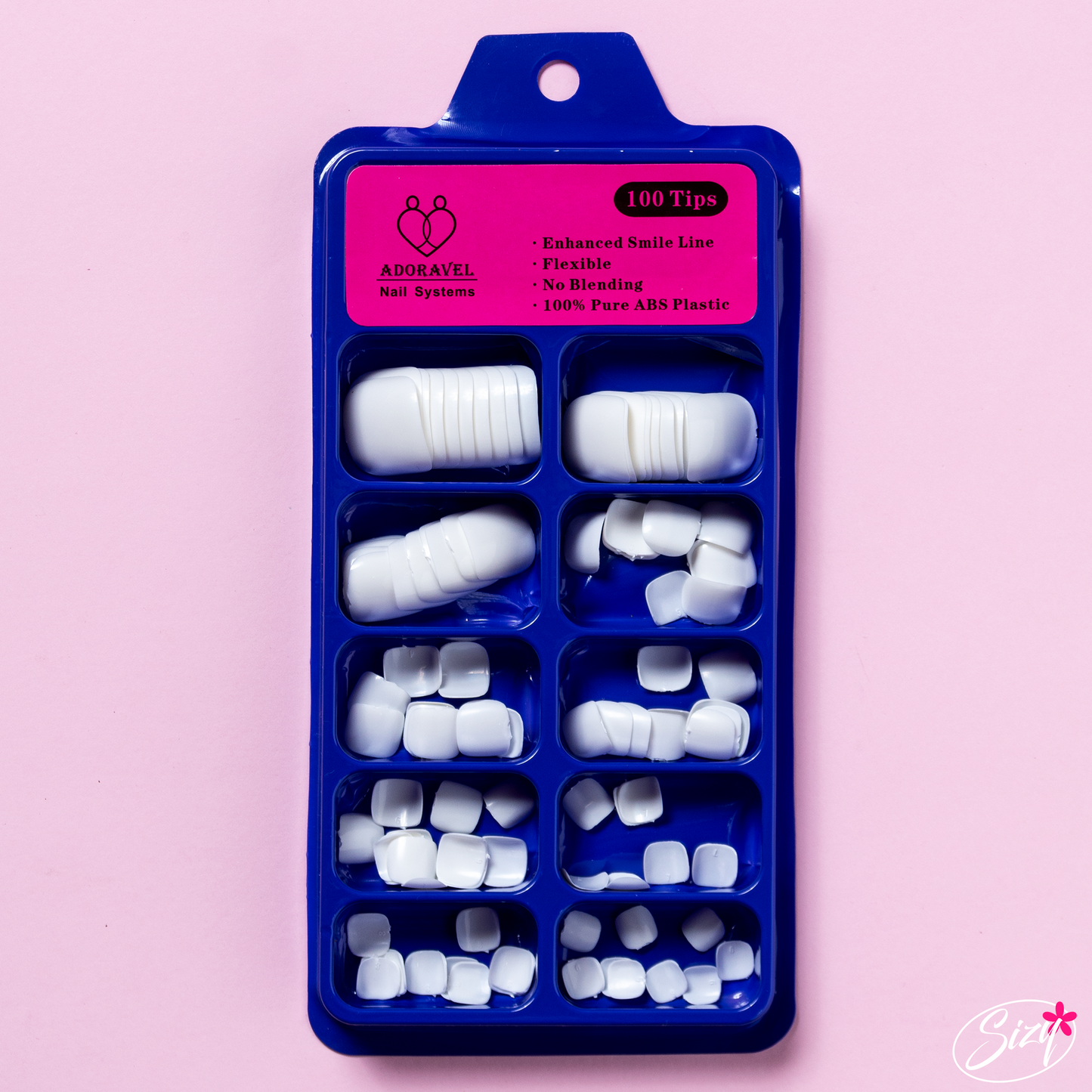 Uñas Postizas Para Pies Blanco