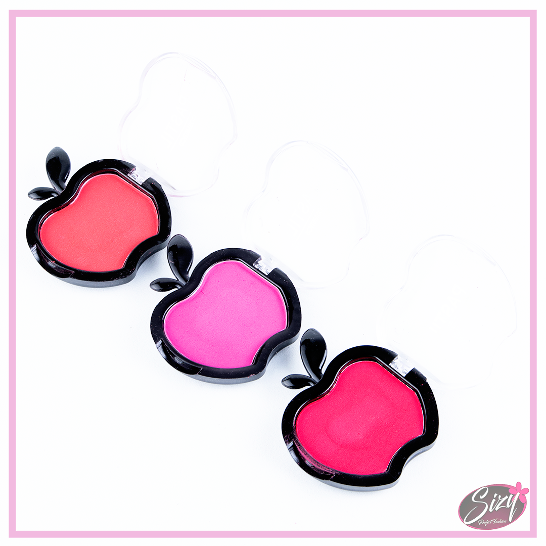 Rubor En Polvo Diseño Manzana