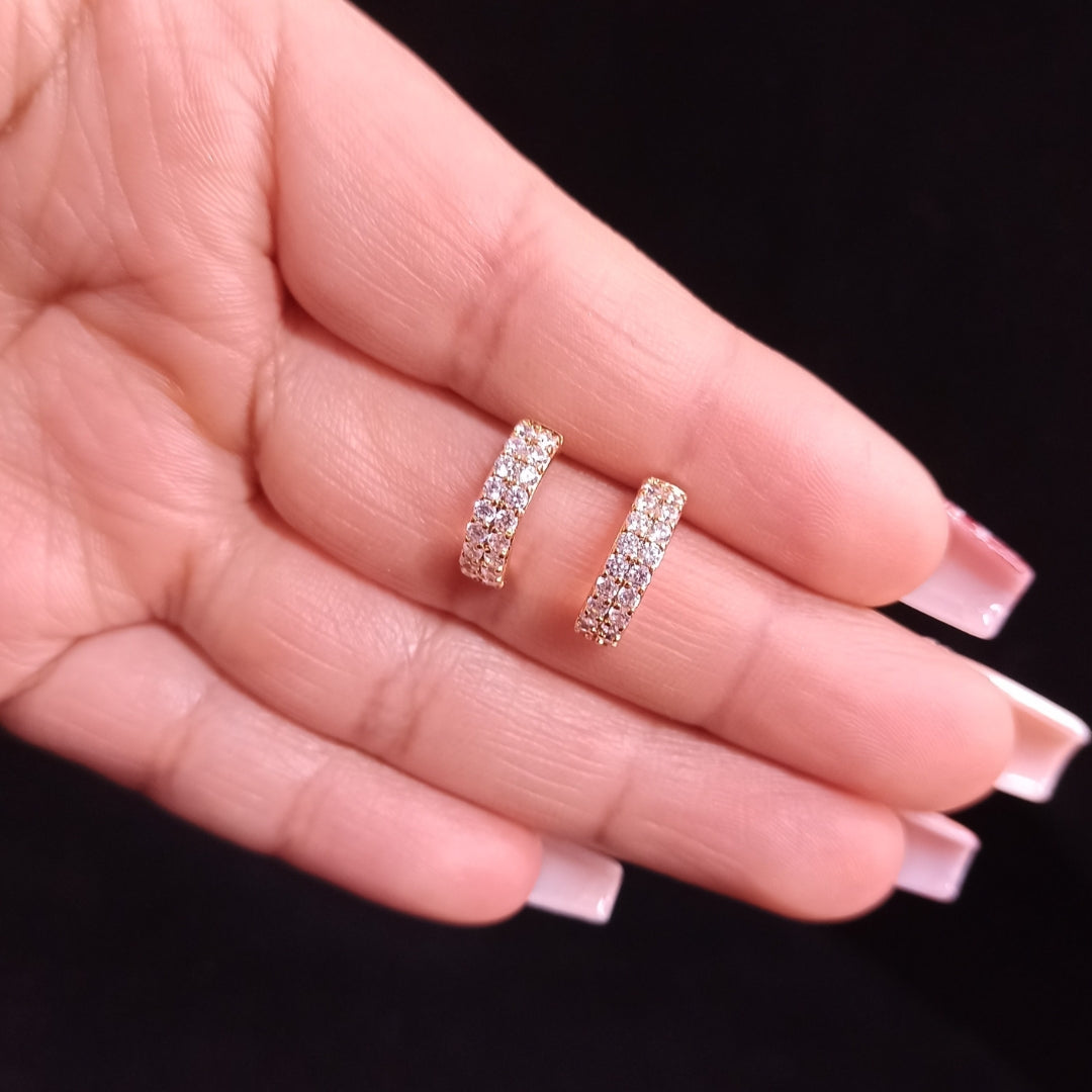 Aretes Diseño Media Luna