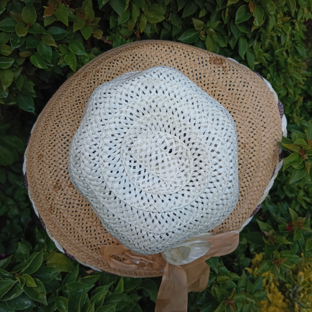 Sombrero Para El Sol Floppy Beige Claro