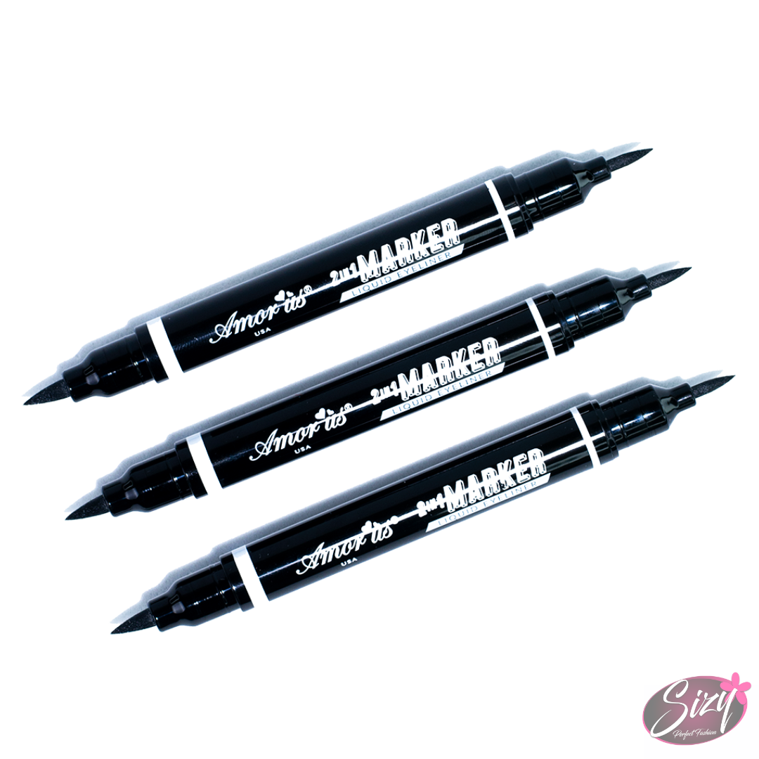 Amor Us Liquid Eyeliner 2 in 1