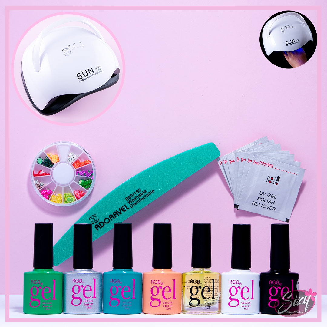 Combo Gelish: Lámpara SUN X5