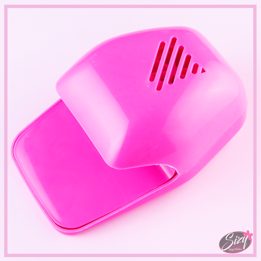 Mini Ventilador Secador De Uñas En Color Rosa