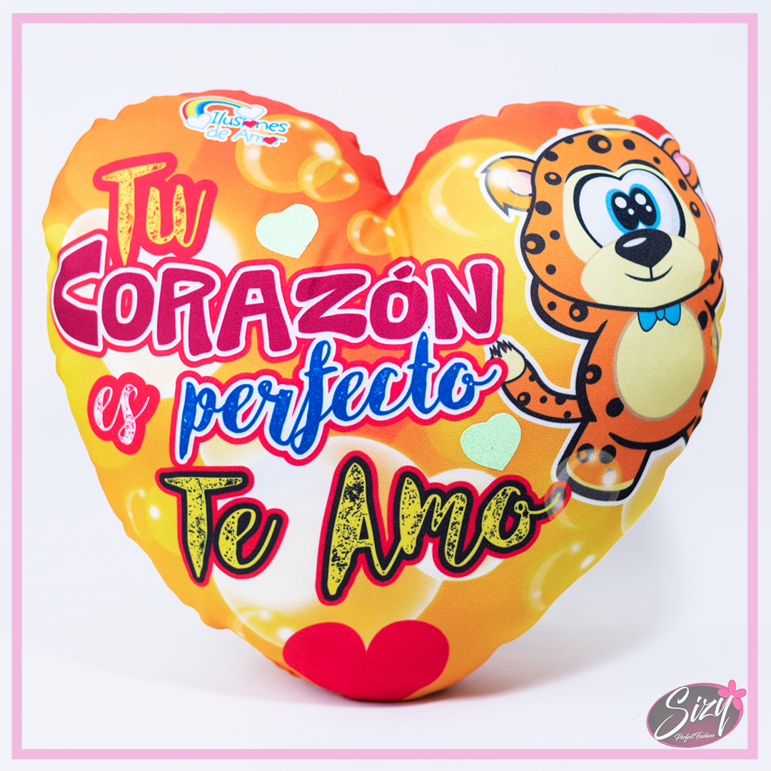 Almohada en forma de corazon hotsell
