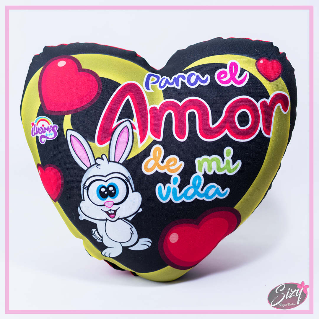 Almohada en forma de corazon hotsell