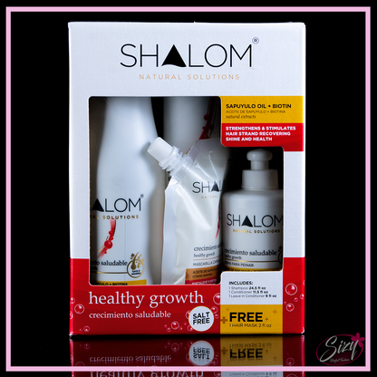 Kit  Para El Cabello Crecimiento Saludable Shalom