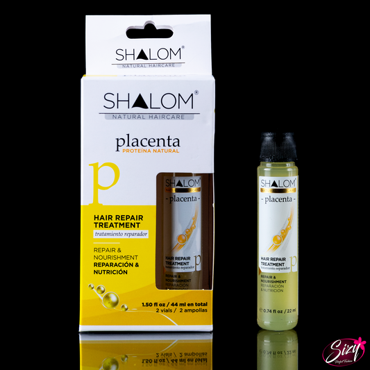 Ampolla Tratamiento Reparador De Placenta  Shalom