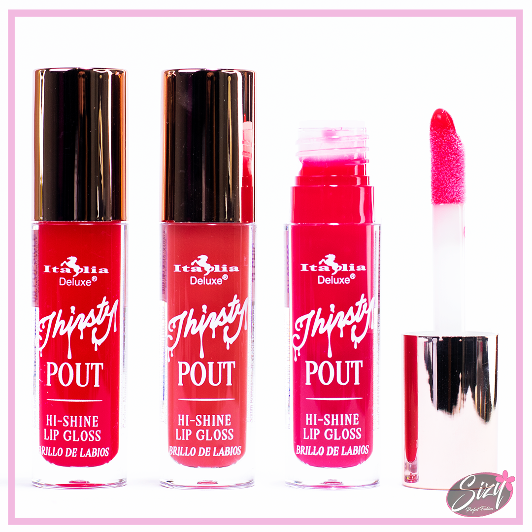 Italia Deluxe Lip Gloss Thirsty Pout Sizy Online