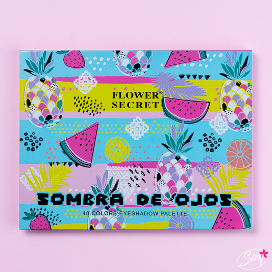 Paleta De Sombras Flower Secret 48 Colores