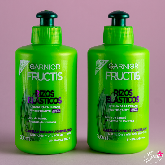 Crema Para Peinar Cabello Rizado Garnier Fructis