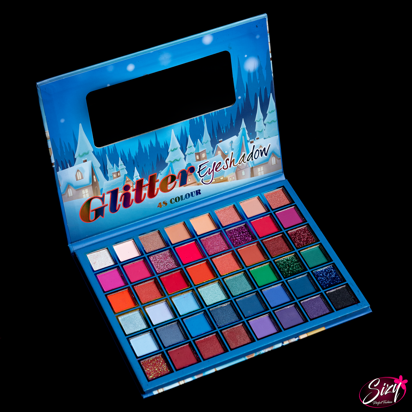 Paleta De Sombras Merry Christmas Glitter 48 Colores