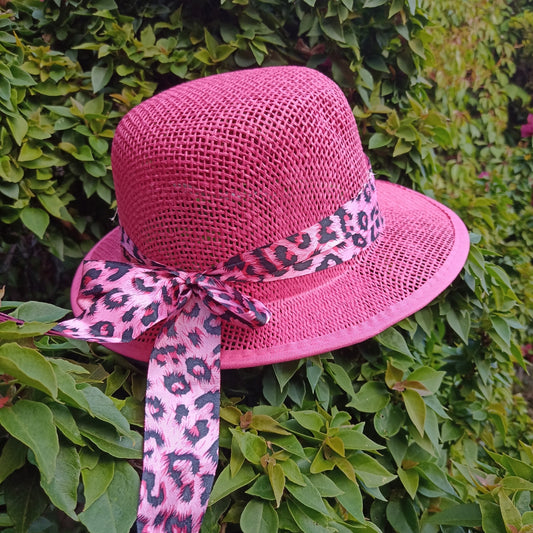 Sombrero Para El Sol Clásico Rosa